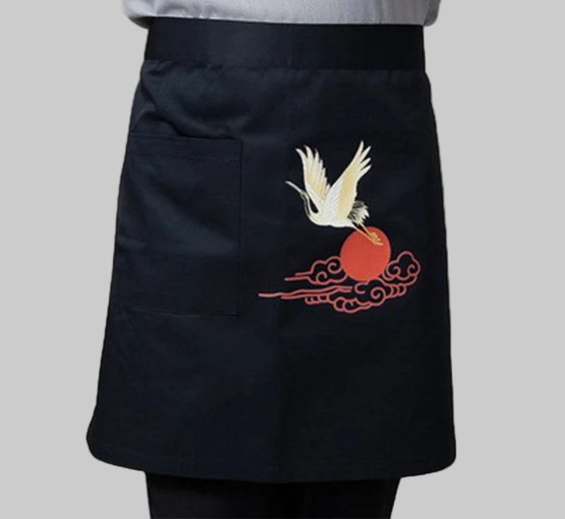 Tablier Chef Japonais en Coton et Lin