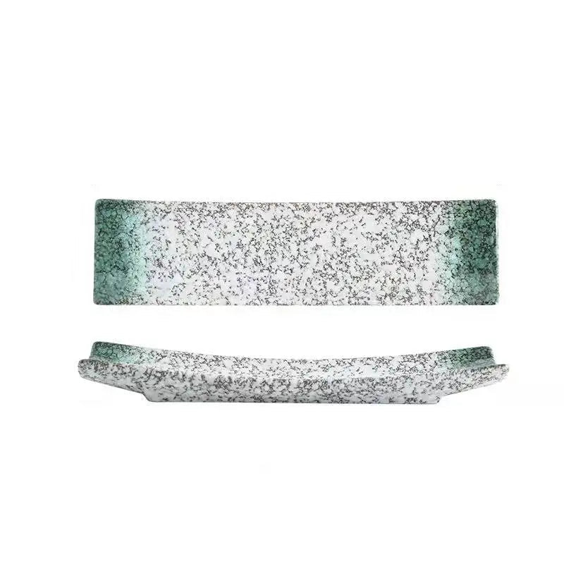 Plat en Céramique Rectangulaire Japonais