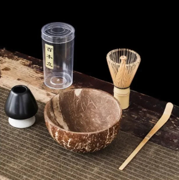 Kit Thé Matcha Bol Noix de Coco