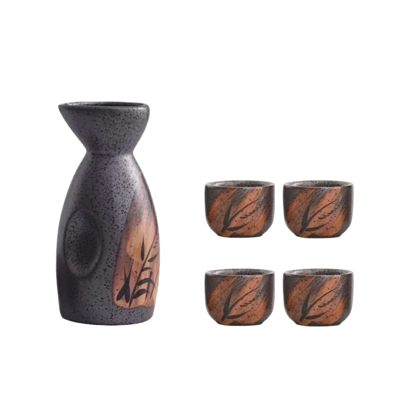 Set à Saké en Céramique 4 Personnes