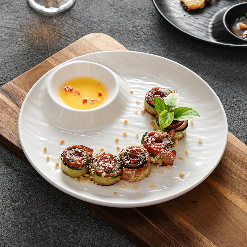 Assiette en Céramique Ronde