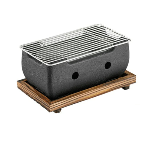 Barbecue à Charbon en Fonte Émaillée