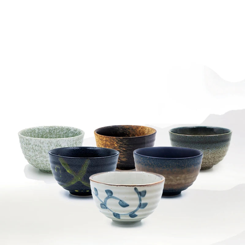 Bol Japonais en Céramique Peint à la Main