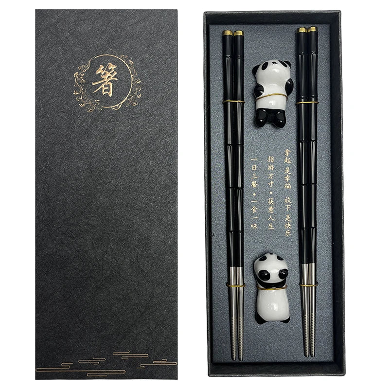 Coffret Baguettes en Acier Inoxydable