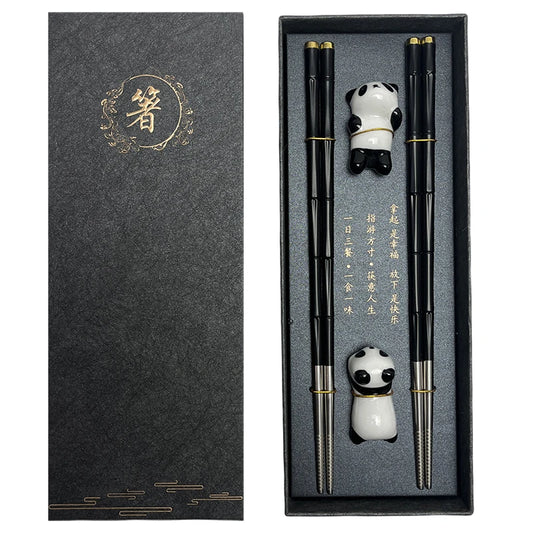 Coffret Baguettes en Acier Inoxydable