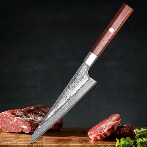 Couteau Honesuki Manche Bois de Rose