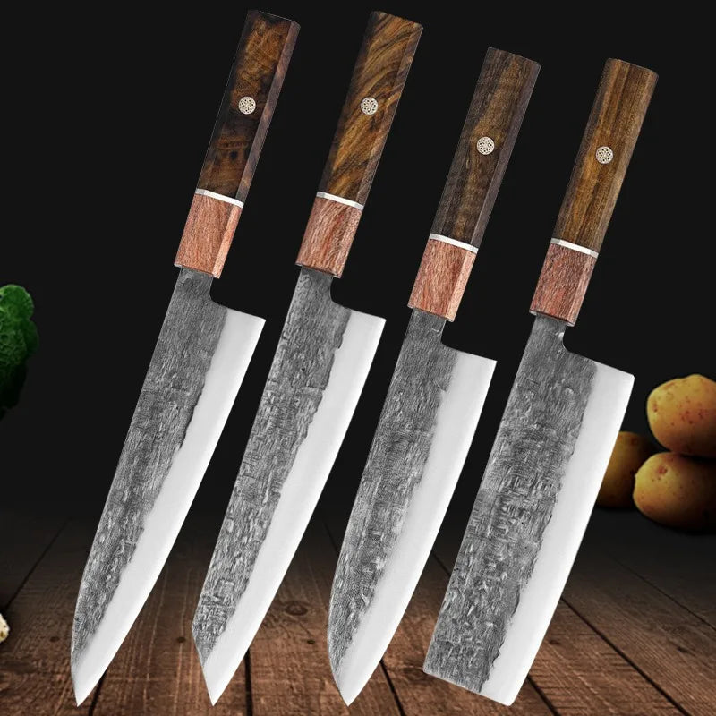 Couteau Japonais Santoku Forgé