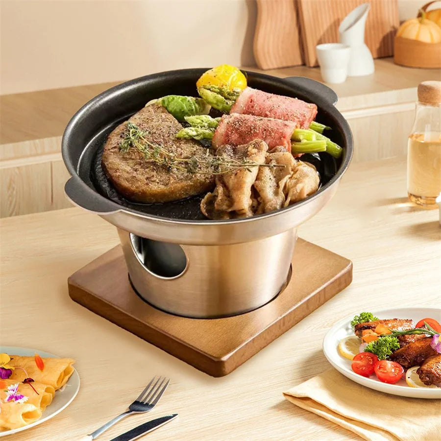 Mini Grill Nomade en Acier Inoxydable