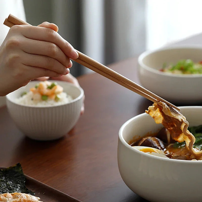 Lot de 5 Pairs de Baguette en Bois