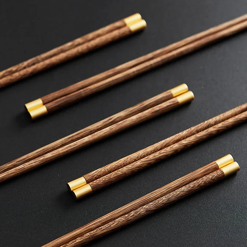 Set de 4 Paires de Baguettes Japonaises en Bois