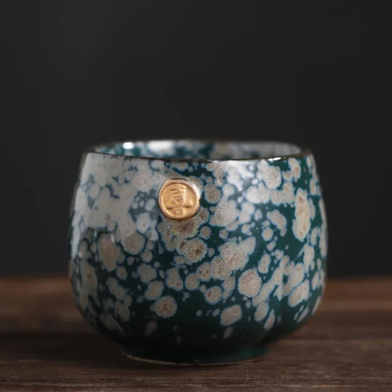 Coffret de 4 tasses à thé en Céramique artisanale