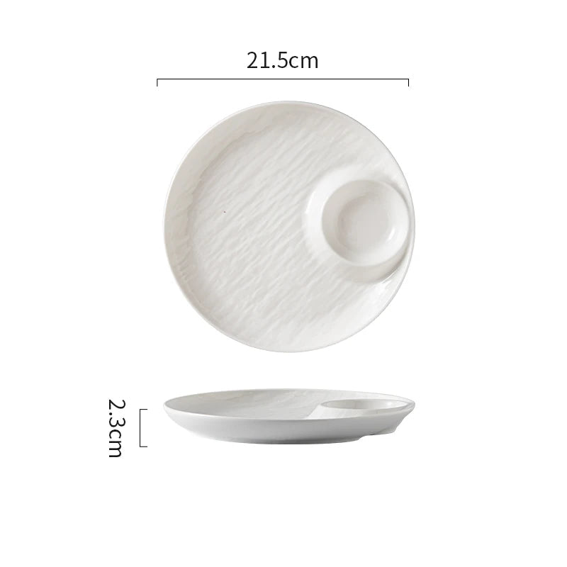 Assiette en Céramique Ronde