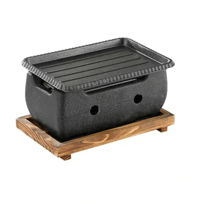 Barbecue à Charbon en Fonte Émaillée