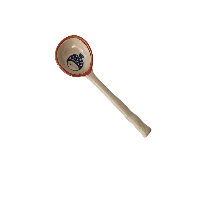 Cuillère à Soupe Japonaise en Céramique