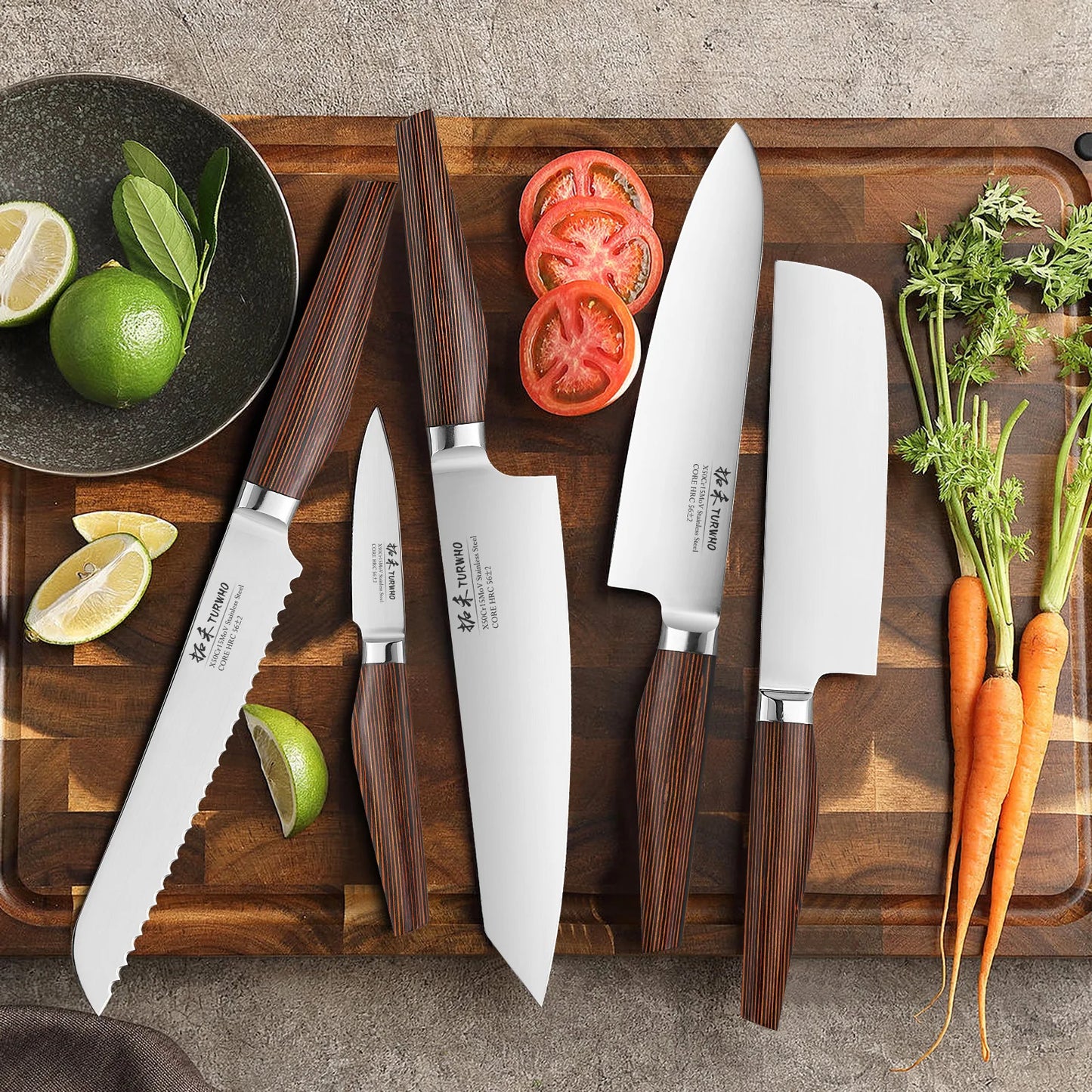 Couteau Professionnel de Chef Japonais