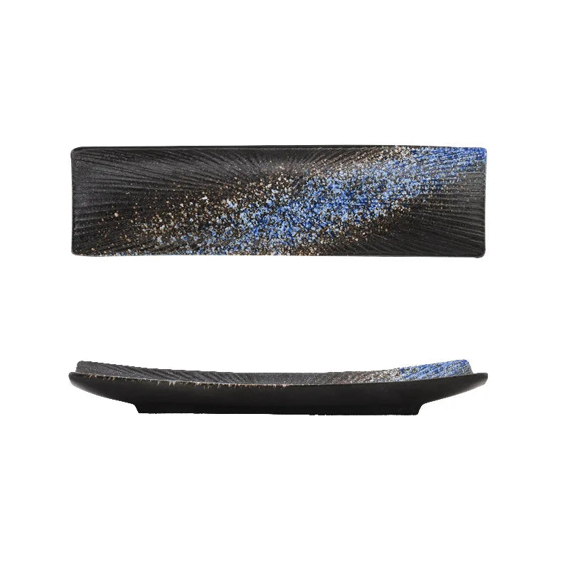 Plat en Céramique Rectangulaire Japonais