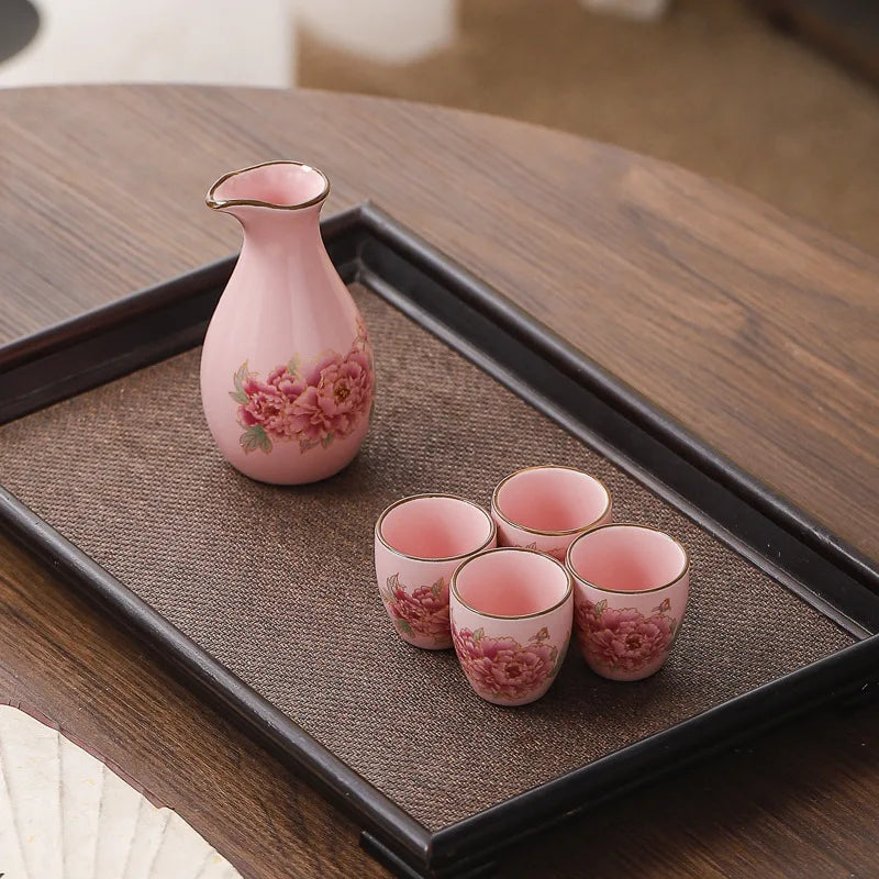 Coffret Service à Saké en Céramique