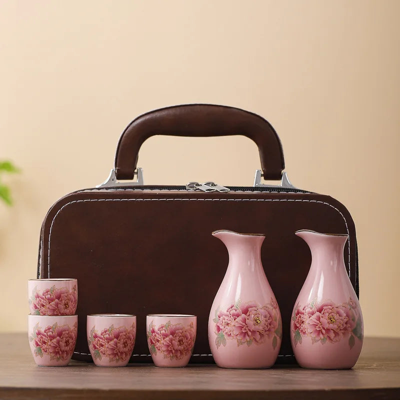 Coffret Service à Saké en Céramique