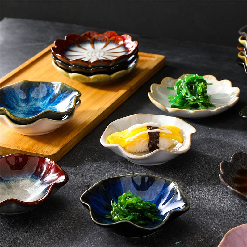 Petite Coupelle Japonaise en Céramique Forme Feuille de Lotus