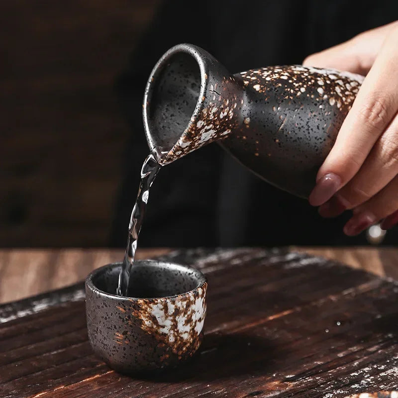 Set à Saké en Céramique 4 Personnes