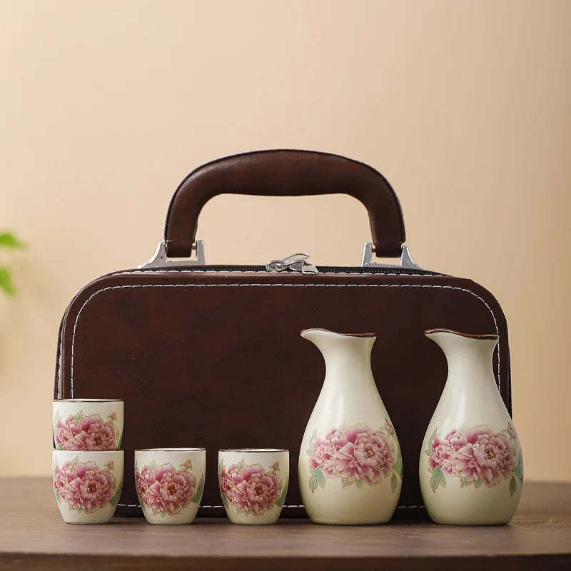 Coffret Service à Saké en Céramique