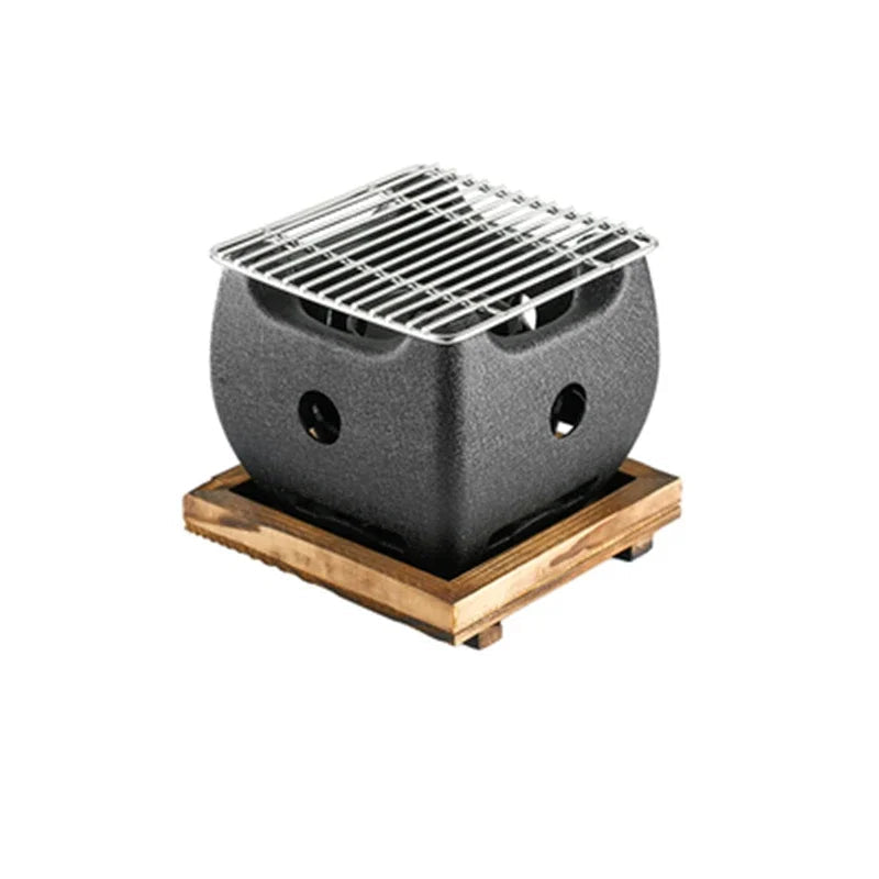 Barbecue à Charbon en Fonte Émaillée