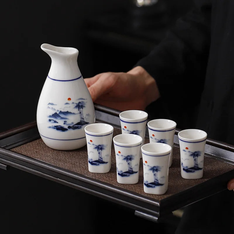 Service à Saké 7 Pièces