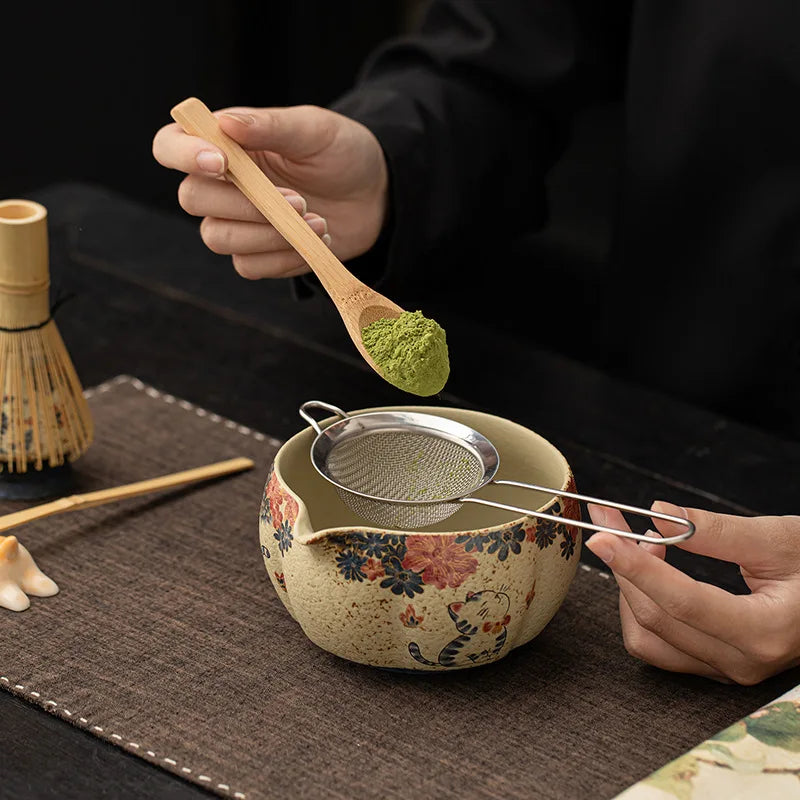 Set à Matcha Japonais en Grès Céramique