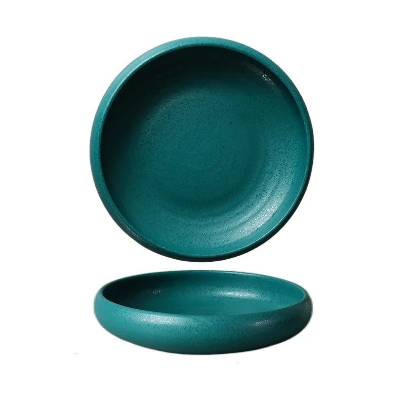 Assiette Creuse Ronde Japonaise en Céramique