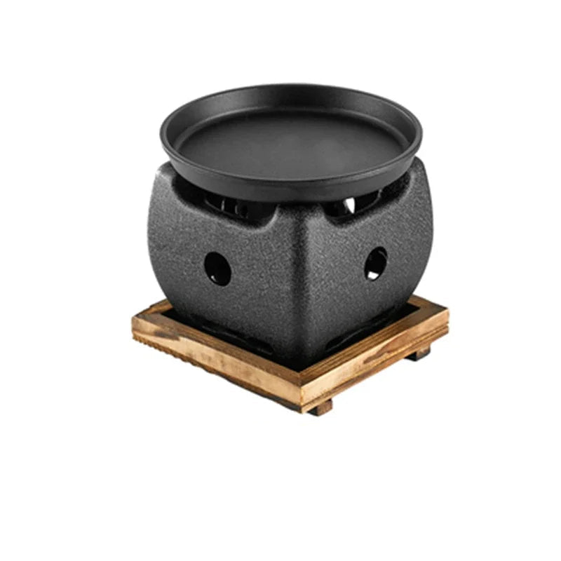 Barbecue à Charbon en Fonte Émaillée