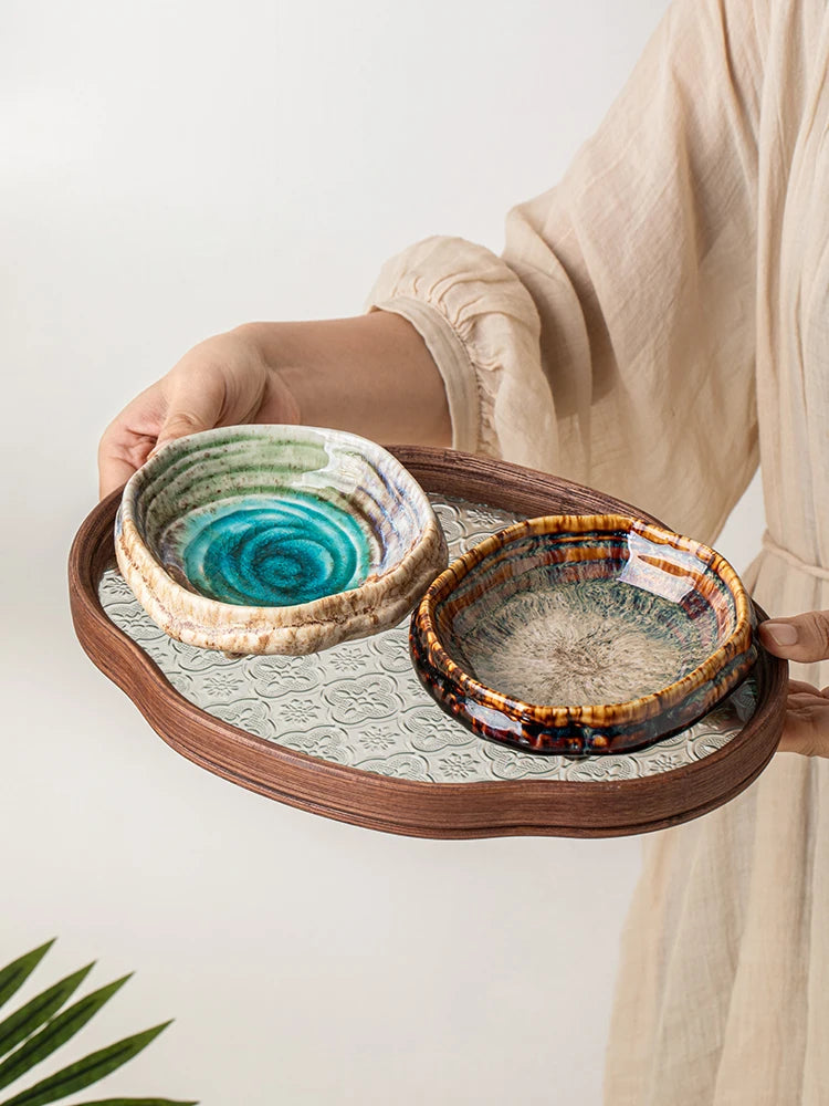 Plat à Sushis en Céramique