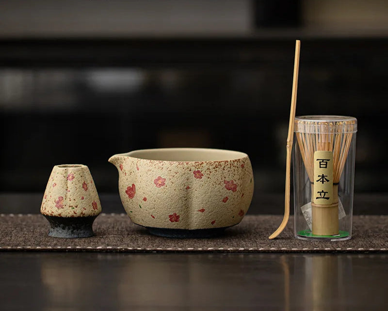 Set à Matcha Japonais en Grès Céramique