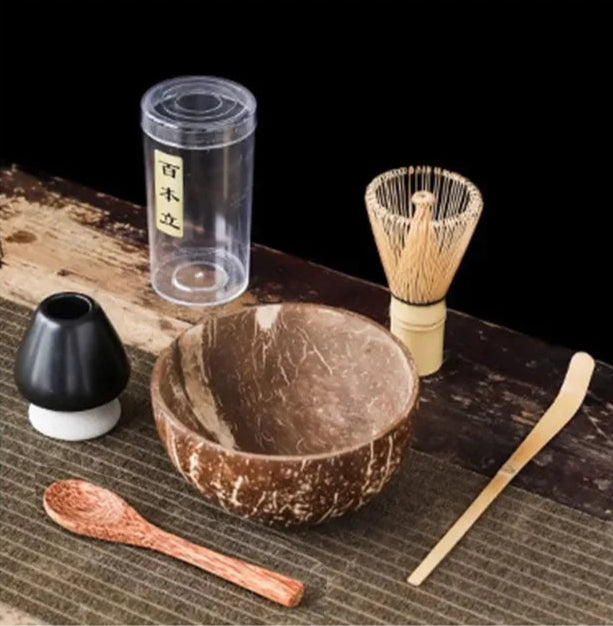 Kit Thé Matcha Bol Noix de Coco