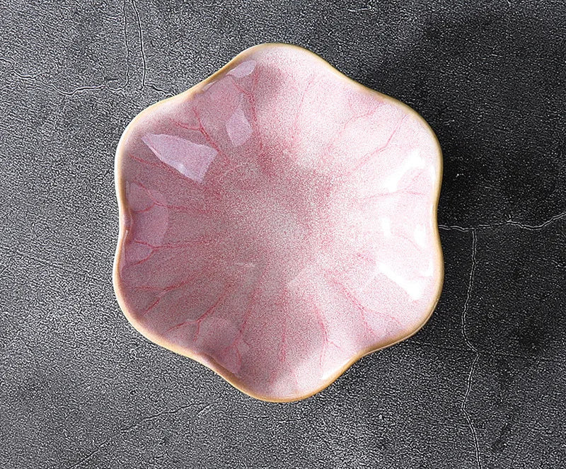 Petite Coupelle Japonaise en Céramique Forme Feuille de Lotus