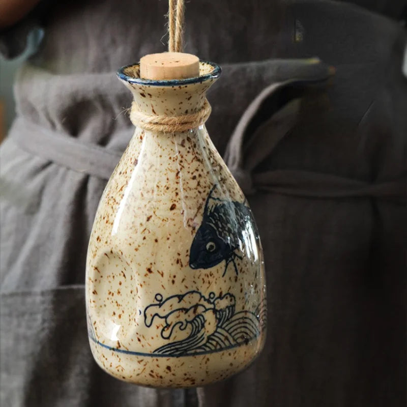 Service à Saké Traditionnel en Céramique