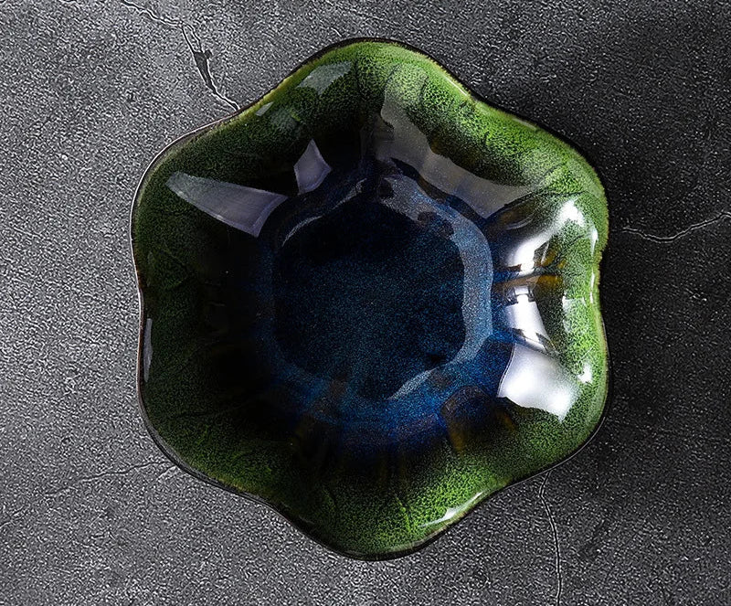 Petite Coupelle Japonaise en Céramique Forme Feuille de Lotus