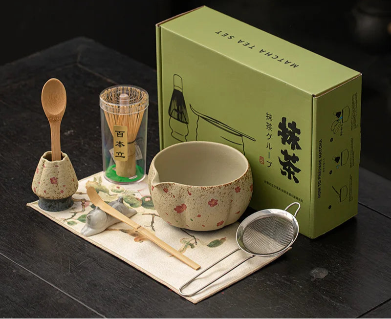 Set à Matcha Japonais en Grès Céramique
