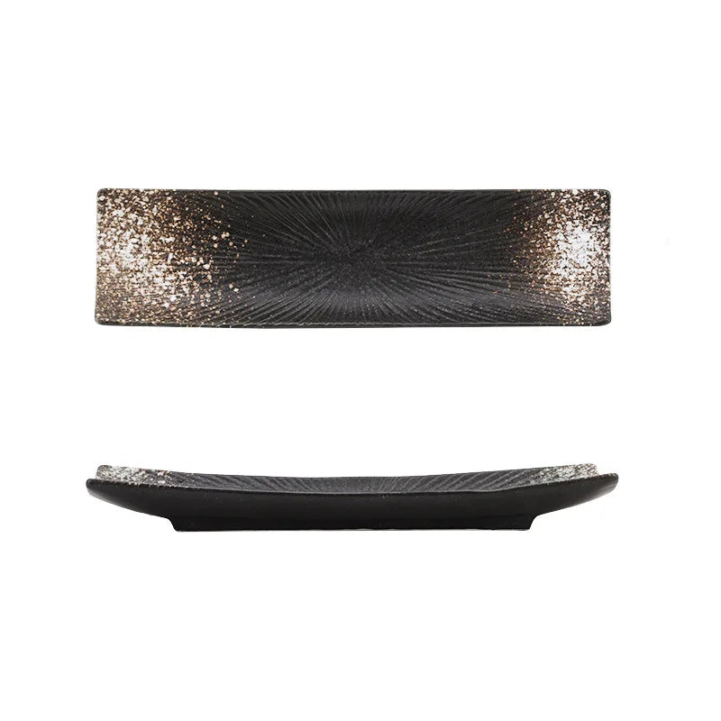 Plat en Céramique Rectangulaire Japonais