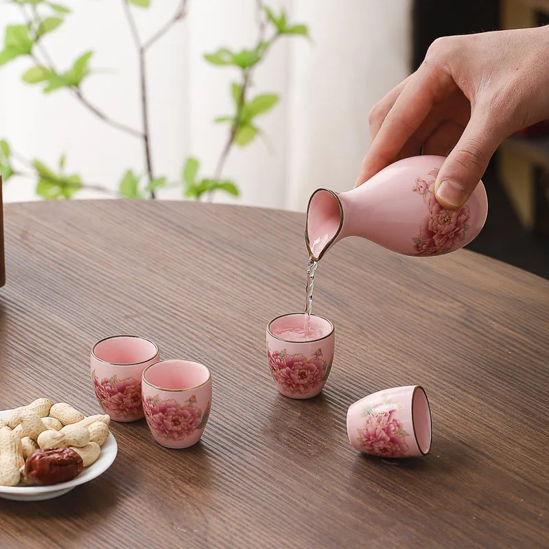 Coffret Service à Saké en Céramique