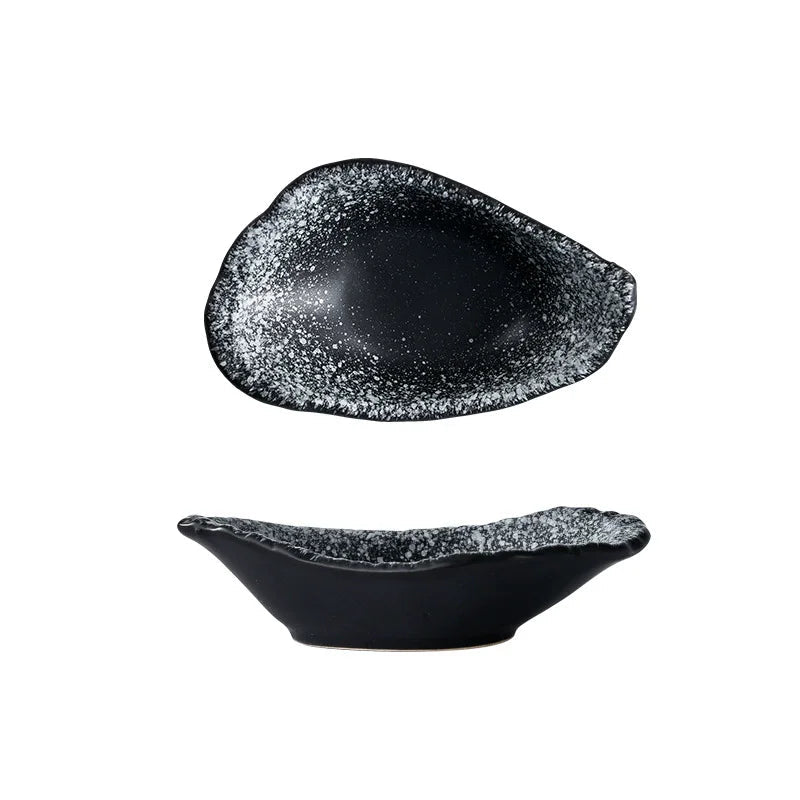 Petite Assiette Japonaise en Céramique Forme Coquillage