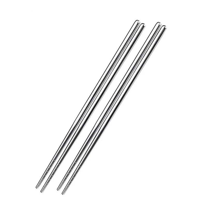 Baguettes Japonaise en Acier Inoxydable 304