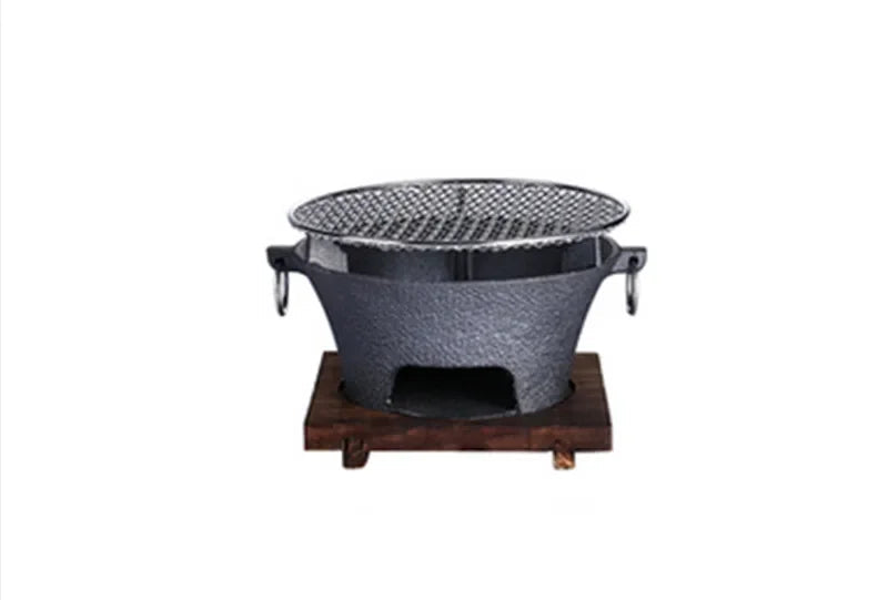 Barbecue à Charbon En Fonte Pliable