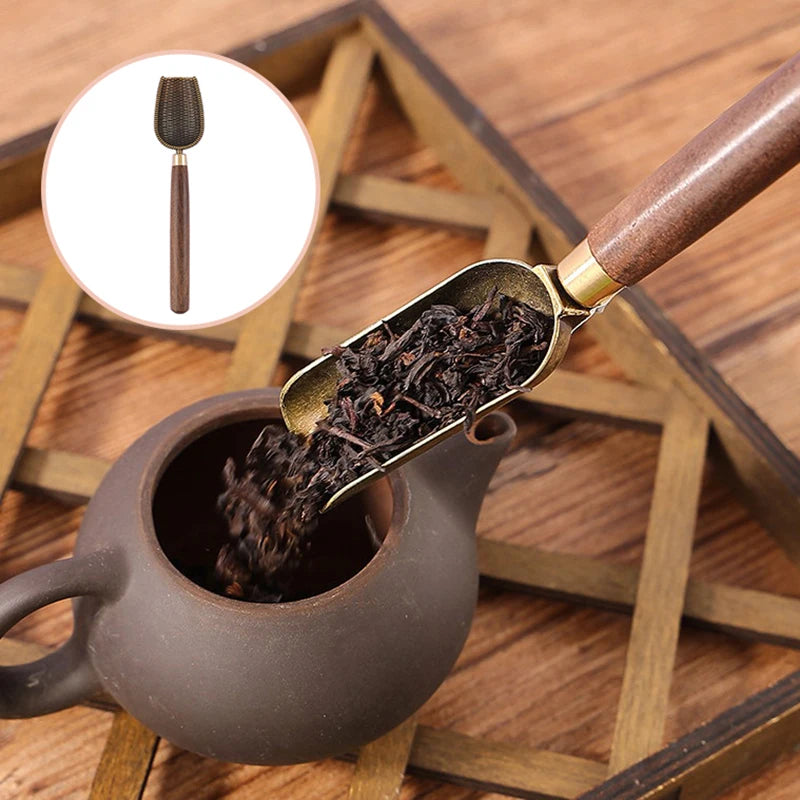 Cuillère à Thé Japonaise en Bois d'Ebène