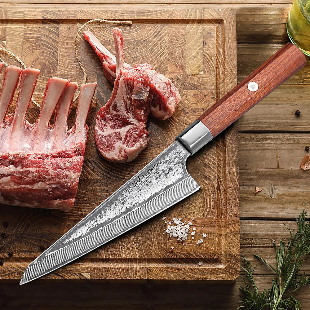 Couteau Honesuki Manche Bois de Rose