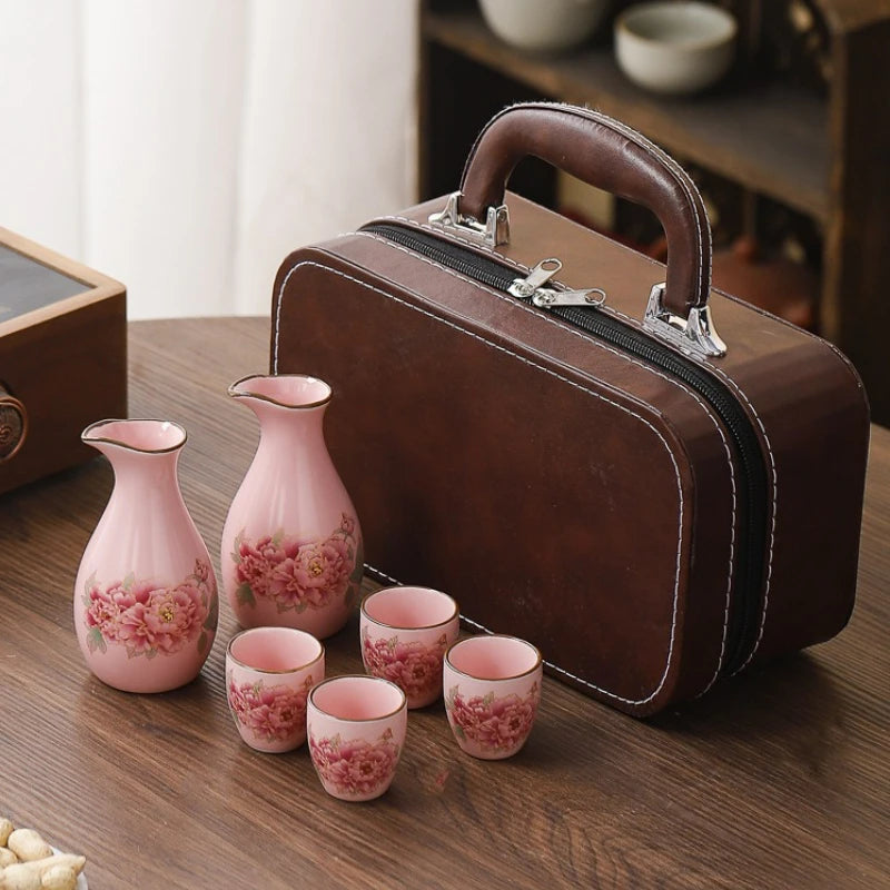 Coffret Service à Saké en Céramique