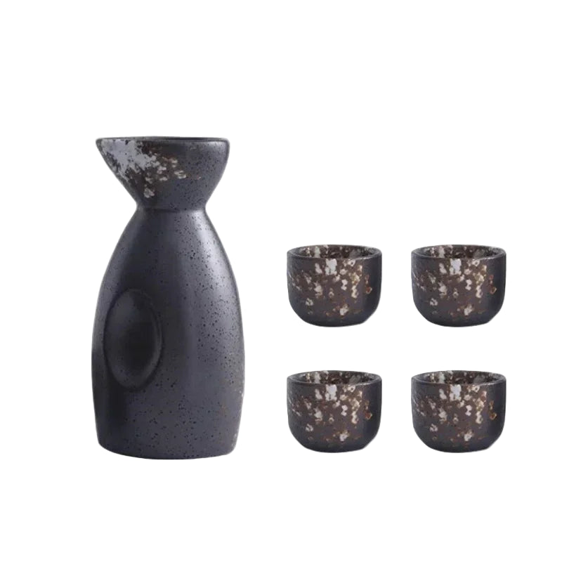 Set à Saké en Céramique 4 Personnes