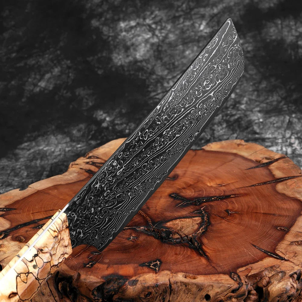 Couteau Japonais Nakiri en Acier Damas VG-10