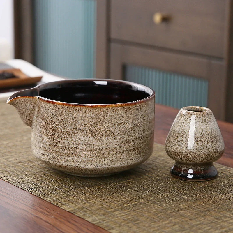 Set Matcha Japonais 2 Pièces en Céramique