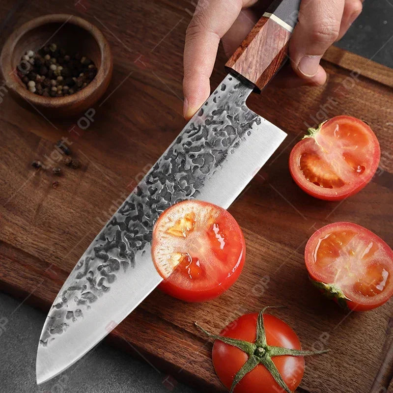 Couteau de Chef Japonais Forgé à la Main