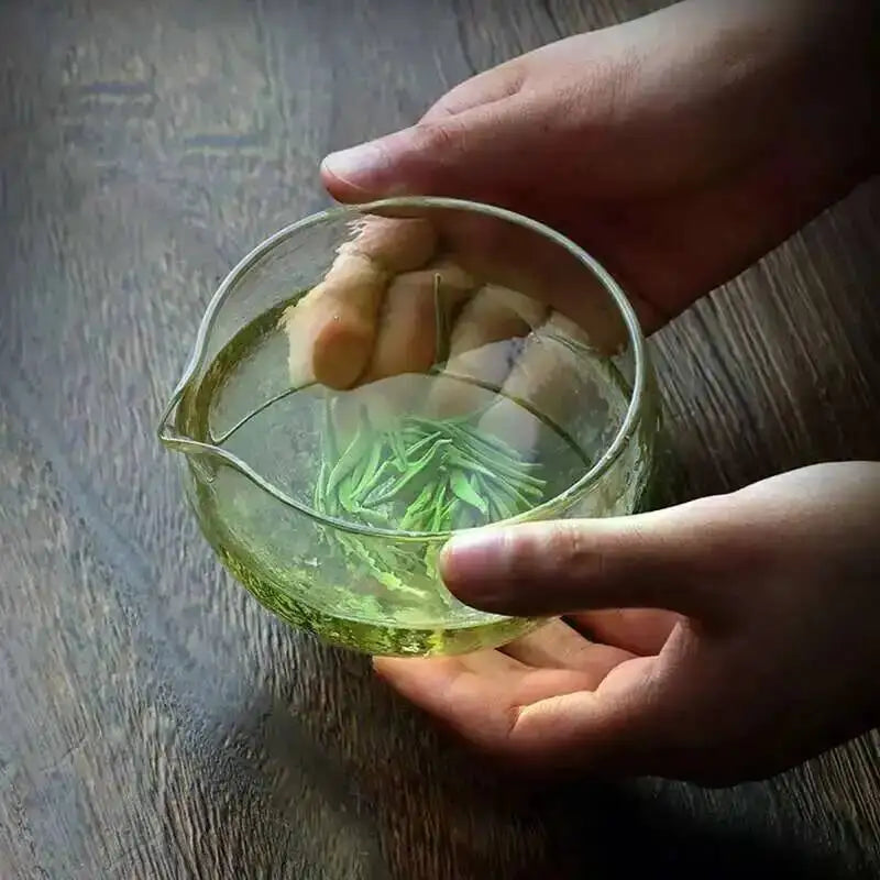Bol à Matcha Japonais en Verre Martelé